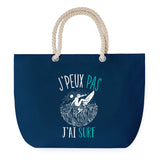 Sac de plage Bleu anse corde J'peux Pas Surf