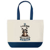 Sac de shopping bleu Gil Panda Grain