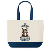Sac de shopping bleu Gil Panda Grain