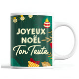 Mug de Noël Prénom personnalisable Vert - Planetee