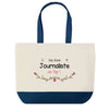 Sac de shopping bleu Journaliste au Top