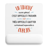 Tapis de souris ergonomique avec repose-poignet, accessoire bureau pour femme et homme, fête des pères, cadeau pas cher, idée cadeau fête des mères, secret santa, départ à la retraite, télétravail et gaming