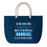 Sac de plage Bleu anse corde Gabriel Parfait