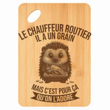 Planche bambou gravée personnalisée homme idée cadeau Fête des Pères apéro 30×20 prénom cuisine plateau fromage anniversaire noel papa papi 