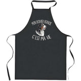 Cadeau Cuisinier cuisinière mère maman papa père mamie papi Vêtement Blouse de protection Barbecue Jardinage Tablier de Travail Tâches ménagères 