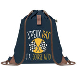 sac a dos bleu coton recycle avec pochette idee cadeau originale pour collegue ami prof ou membre de la famille cadeau mixte noel anniversaire secret santa ou depart au travail sac leger pratique et ecologique design breton moderne