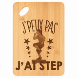 Planche bambou gravée personnalisée femme homme idée cadeau Fête des Mères Fête des Pères apéro papa maman prénom cuisine plateau fromage