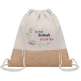 Sac Fête des Mères Mamie Maman Cadeau anniversaire Noël Travail Métier Départ Retraite Collègue Femme cabas shopping plage