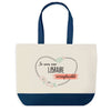 Sac de shopping bleu Libraire Irremplaçable