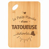Planche bambou gravée personnalisée femme idée cadeau Fête des Mères apéro 30×20 prénom cuisine plateau fromage anniversaire noel maman mamie