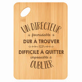 Planche bambou gravée personnalisée homme idée cadeau Fête des Pères apéro 30×20 prénom cuisine plateau fromage anniversaire noel papa papi 