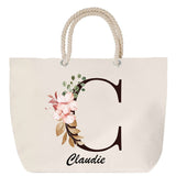 Sac Fête des Mères Mamie Famille Idée Cadeau anniversaire Noël Travail Boulot Métier Départ Retraite Collègue Femme cabas shopping plage