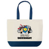 Sac de shopping bleu Super Enseignant