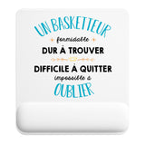 Tapis de souris ergonomique avec repose-poignet, accessoire bureau pour femme et homme, fête des pères, cadeau pas cher, idée cadeau fête des mères, secret santa, départ à la retraite, télétravail et gaming