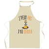 Cadeau Cuisinier cuisinière mère maman papa père mamie papi Vêtement Blouse de protection Barbecue Jardinage Tablier de Travail Tâches ménagères 