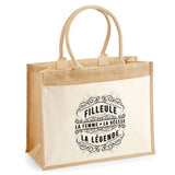 Sac Fête des Mères Mamie MAman Soeur Femme Famille Idée Cadeau anniversaire Noël Travail Boulot Métier Départ Retraite Collègue Femme cabas shopping plage