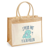 Sac Fête des Mères Mamie Famille Idée Cadeau anniversaire Noël Travail Boulot Métier Départ Retraite Collègue Femme cabas shopping plage Homme Papa Papi Pères Frère