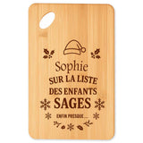 Planche à découper cadeau Noël famille amis papa maman mamie papi, idée cadeau apéro et cuisine, Secret Santa