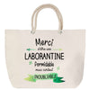 Sac Fête des Mères Mamie Famille Idée Cadeau anniversaire Noël Travail Boulot Métier Départ Retraite Collègue Femme cabas shopping plage