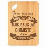 Planche bambou gravée personnalisée femme idée cadeau Fête des Mères apéro 30×20 prénom cuisine plateau fromage anniversaire noel maman mamie