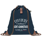 sac a dos femme bleu coton recycle avec pochette cadeau original pour collegue amie prof ou soeur idee cadeau femme noel anniversaire secret santa ou depart a la retraite sac pratique chic et ecoresponsable design breton elegant