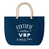 Sac de plage Bleu anse corde Certifié meilleur VRP