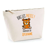 Trousse pochette de rangement maquillage Fête des Mères Mamie Famille Idée Cadeau anniversaire Noël Travail Boulot Métier Départ Retraite Collègue Femme