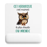 Tapis de souris ergonomique avec repose-poignet, accessoire bureau pour femme et homme, fête des pères, cadeau pas cher, idée cadeau fête des mères, secret santa, départ à la retraite, télétravail et gaming