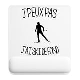 Tapis de souris ergonomique avec repose-poignet, accessoire bureau pour femme et homme, fête des pères, cadeau pas cher, idée cadeau fête des mères, secret santa, départ à la retraite, télétravail et gaming