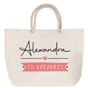 Sac Fête des Mères Mamie Famille Idée Cadeau anniversaire Noël Travail Boulot Métier Départ Retraite Collègue Femme cabas shopping plage