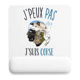 Tapis de souris ergonomique avec repose-poignet, accessoire bureau pour femme et homme, fête des pères, cadeau pas cher, idée cadeau fête des mères, secret santa, départ à la retraite, télétravail et gaming