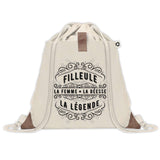 Sac à dos avec pochette Filleule Femme Déesse Légende