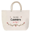 Sac Fête des Mères Mamie Famille Idée Cadeau anniversaire Noël Travail Boulot Métier Départ Retraite Collègue Femme cabas shopping plage