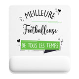 Tapis de souris ergonomique avec repose-poignet, accessoire bureau pour femme et homme, fête des pères, cadeau pas cher, idée cadeau fête des mères, secret santa, départ à la retraite, télétravail et gaming