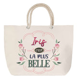 Sac Fête des Mères Mamie Famille Idée Cadeau anniversaire Noël Travail Boulot Métier Départ Retraite Collègue Femme cabas shopping plage