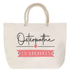 Sac Fête des Mères Mamie Famille Idée Cadeau anniversaire Noël Travail Boulot Métier Départ Retraite Collègue Femme cabas shopping plage