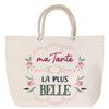 Sac Fête des Mères Mamie Famille Idée Cadeau anniversaire Noël Travail Boulot Métier Départ Retraite Collègue Femme cabas shopping plage