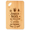 Planche à découper cadeau Noël famille amis papa maman mamie papi, idée cadeau apéro et cuisine, Secret Santa