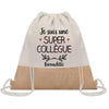 Sac Fête des Mères Mamie Maman Cadeau anniversaire Noël Travail Métier Départ Retraite Collègue Femme cabas shopping plage