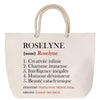 Sac Fête des Mères Mamie Famille Idée Cadeau anniversaire Noël Travail Boulot Métier Départ Retraite Collègue Femme cabas shopping plage