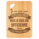 Planche bambou gravée personnalisée femme idée cadeau Fête des Mères apéro 30×20 prénom cuisine plateau fromage anniversaire noel maman mamie