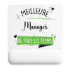Tapis de souris ergonomique avec repose-poignet, accessoire bureau pour femme et homme, fête des pères, cadeau pas cher, idée cadeau fête des mères, secret santa, départ à la retraite, télétravail et gaming