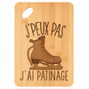 Planche bambou gravée personnalisée femme homme idée cadeau Fête des Mères Fête des Pères apéro papa maman prénom cuisine plateau fromage