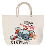 Sac Fête des Mères Mamie Famille Idée Cadeau anniversaire Noël Travail Boulot Métier Départ Retraite Collègue Femme cabas shopping plage