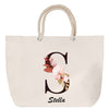Sac Fête des Mères Mamie Famille Idée Cadeau anniversaire Noël Travail Boulot Métier Départ Retraite Collègue Femme cabas shopping plage