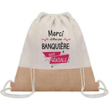 Sac Fête des Mères Mamie Maman Cadeau anniversaire Noël Travail Métier Départ Retraite Collègue Femme cabas shopping plage