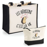 Cabas homme ou femme sac plage ou shopping tote bag pochette trousse Idée cadeau original pour anniversaire Noël travail départ retraite collègue famille fete des mères fetes des pères papa maman mamie papi