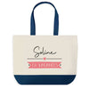 Sac de shopping bleu Soline en Vacances