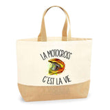 Sac Jute Fête des Mères Fêtes des Pères Mamie Papi Famille Idée Cadeau anniversaire Noël Travail Boulot Métier Départ Retraite Collègue Femme Homme
