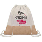 Sac Fête des Mères Mamie Maman Cadeau anniversaire Noël Travail Métier Départ Retraite Collègue Femme cabas shopping plage